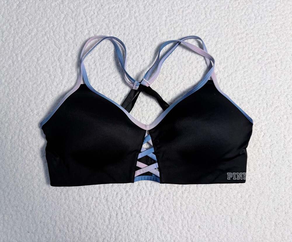 Victoria's Secret PINK Ultimate Push-Up Sports Bra Size L - Picture 1 of 6